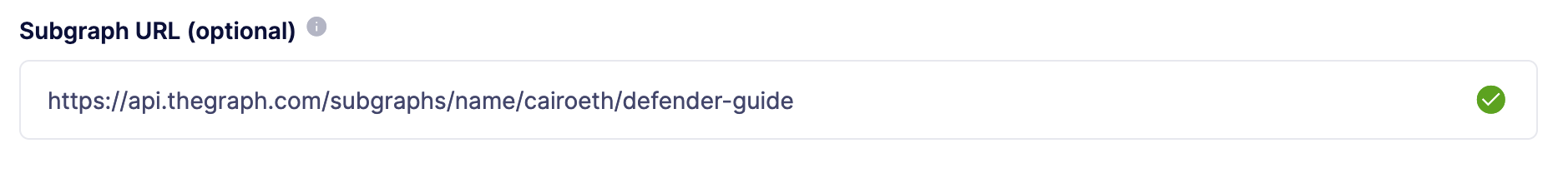Subgraph URL on Defender